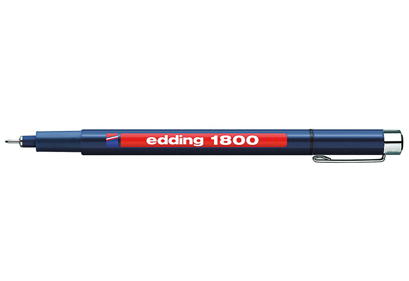 edding Profipen 1800 01 schwarz - VPE: 10