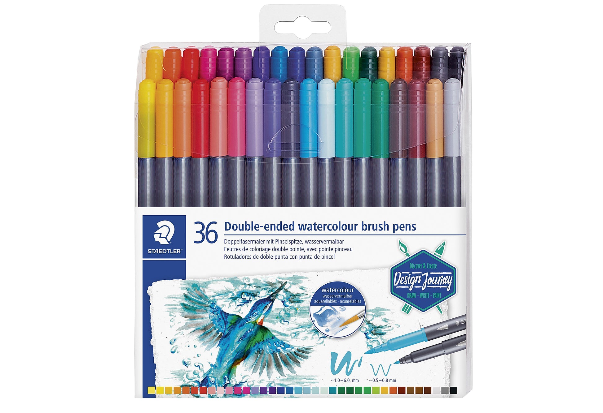 STAEDTLER Pinselmarker DJ Marsgr 36er 36er Etui