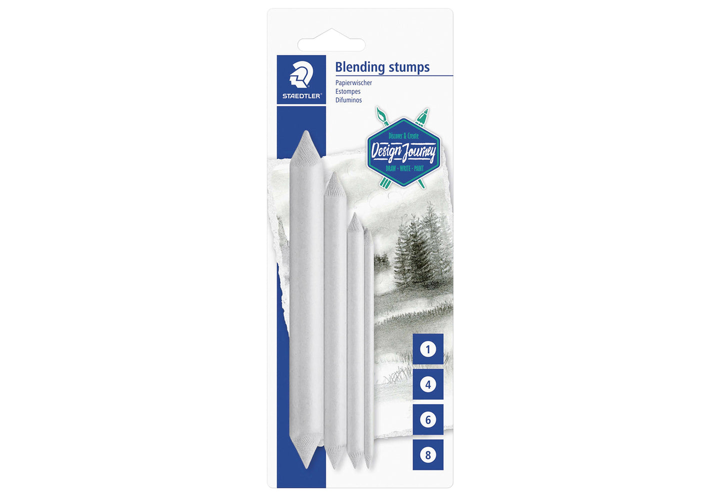 STAEDTLER Papierwischer sort 4 Grö DJ 4-teilig - VPE: 10