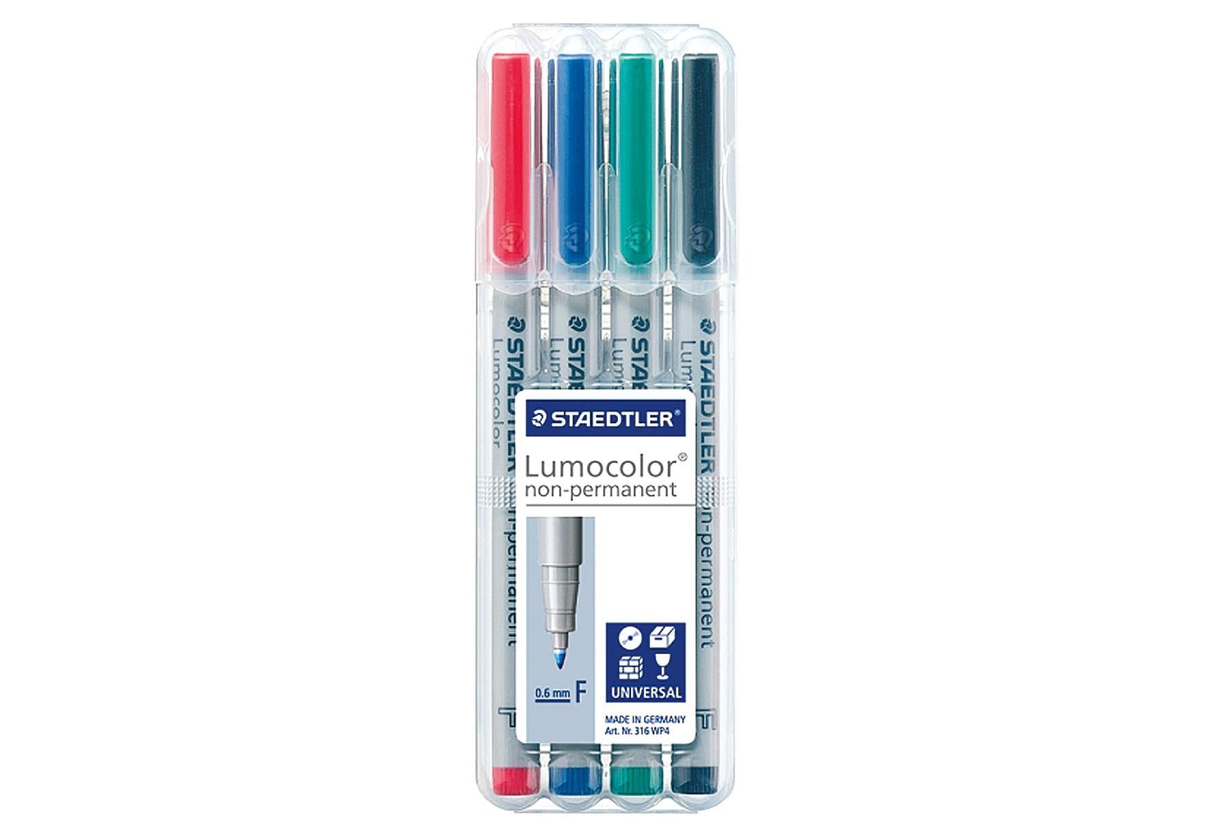 STAEDTLER 4er Box Lumocolor nonperF 4er Box - VPE: 10