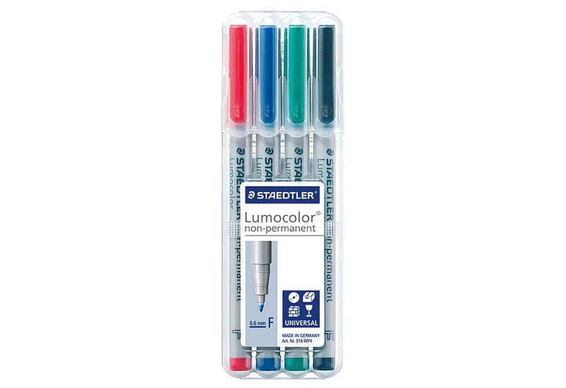 STAEDTLER 4er Box Lumocolor nonperF 4er Box - VPE: 10