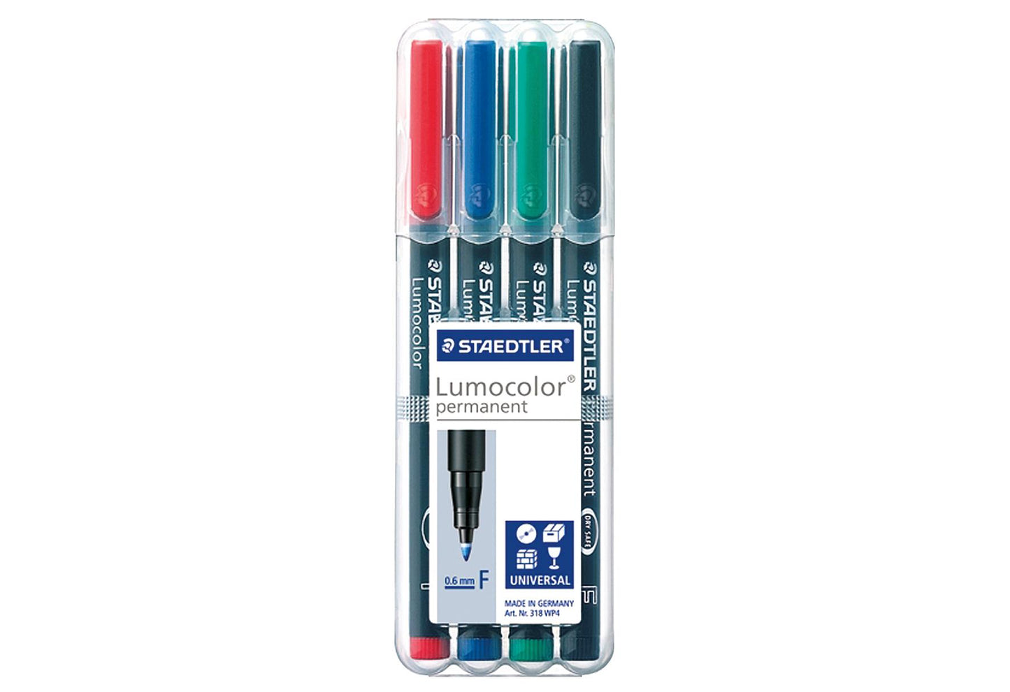 STAEDTLER 4er Box Lumocolor permanF 4er Box - VPE: 10