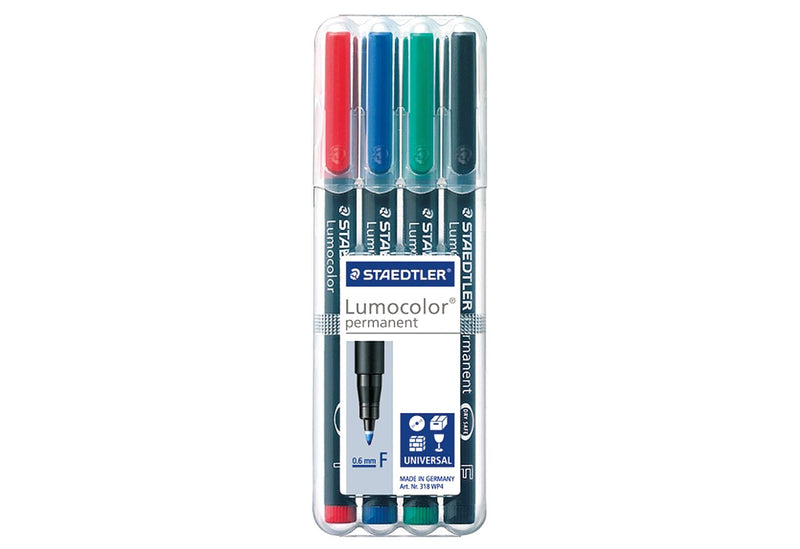 STAEDTLER 4er Box Lumocolor permanF 4er Box - VPE: 10
