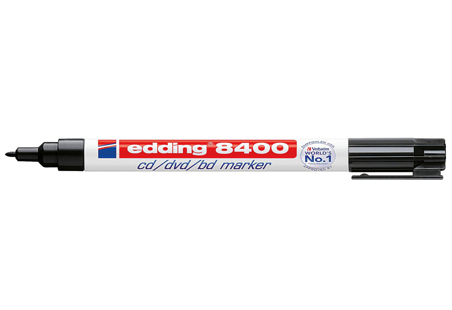 edding CD-Marker 8400 schwarz - VPE: 10