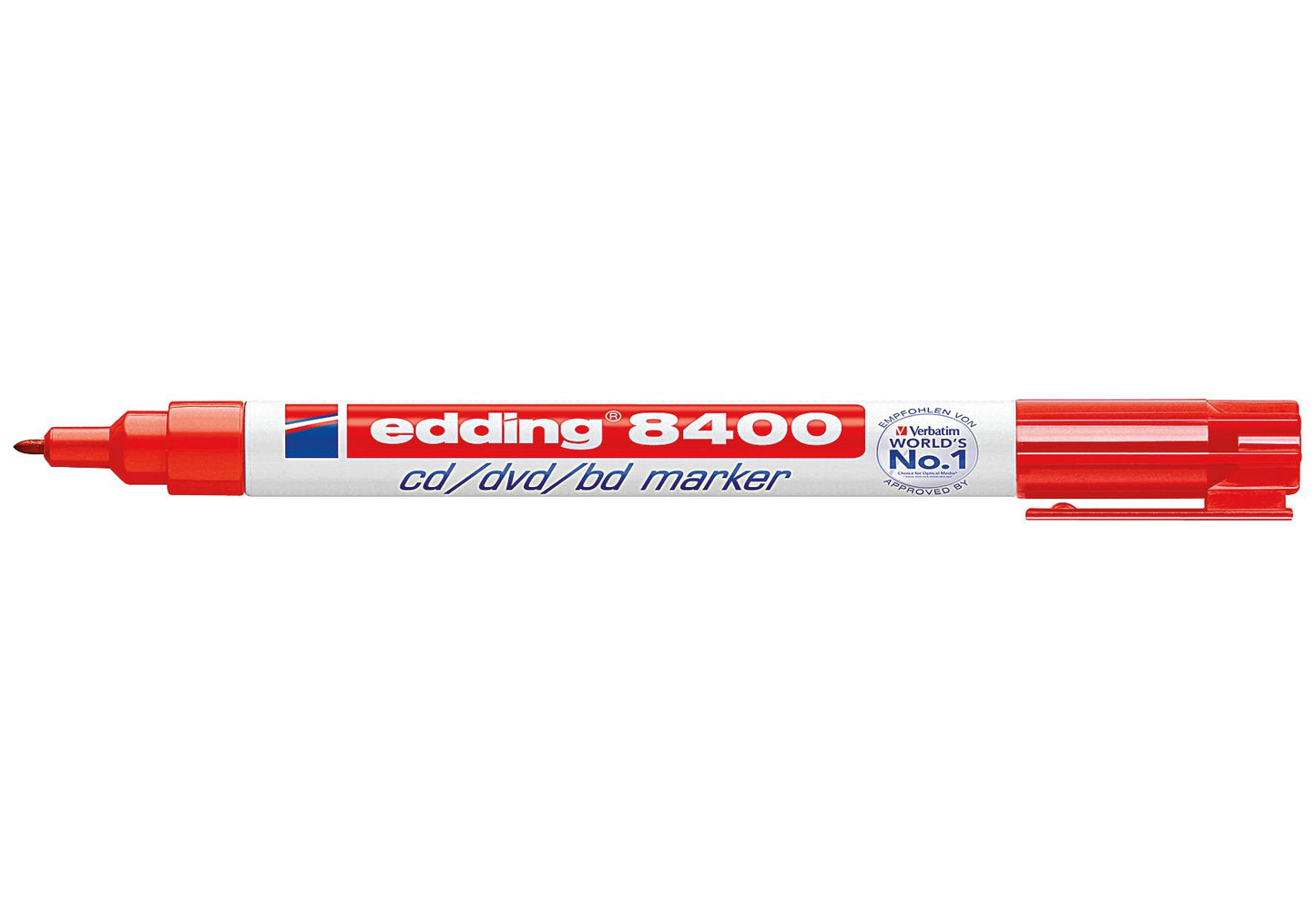 edding CD Marker 8400 rot - VPE: 10