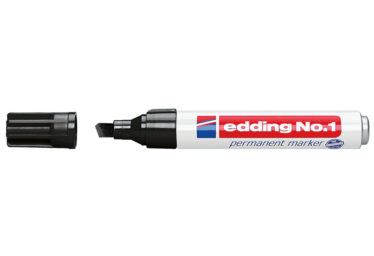 edding Permanent Marker No1 schwarz - VPE: 10