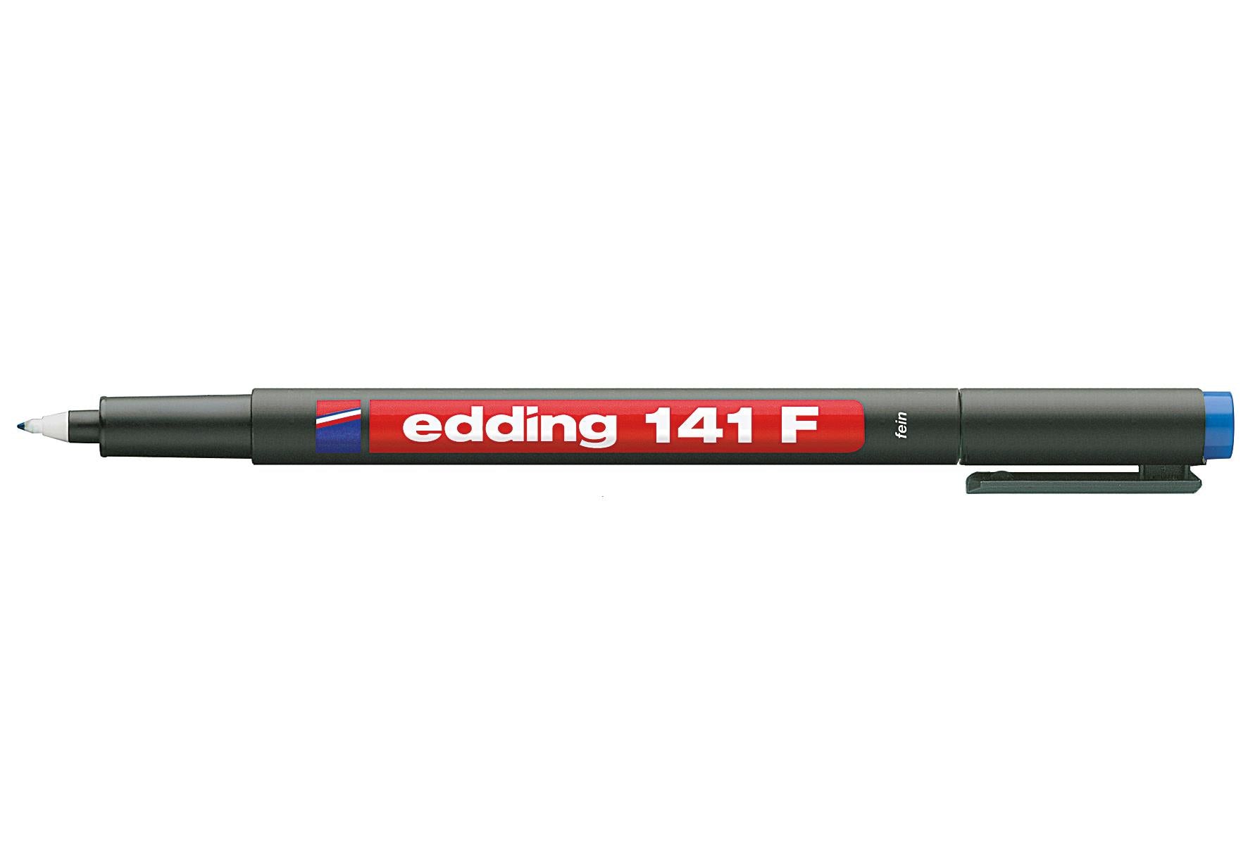 edding Permanent Marker141 F ohp blau - VPE: 10