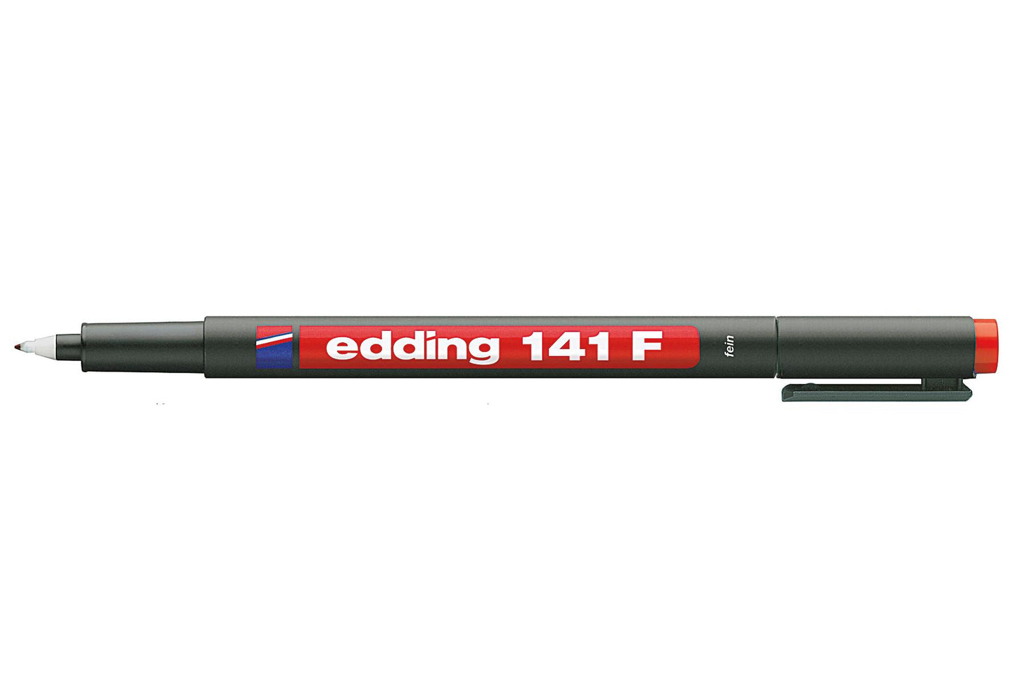 edding Permanent Marker141 F ohp rot - VPE: 10