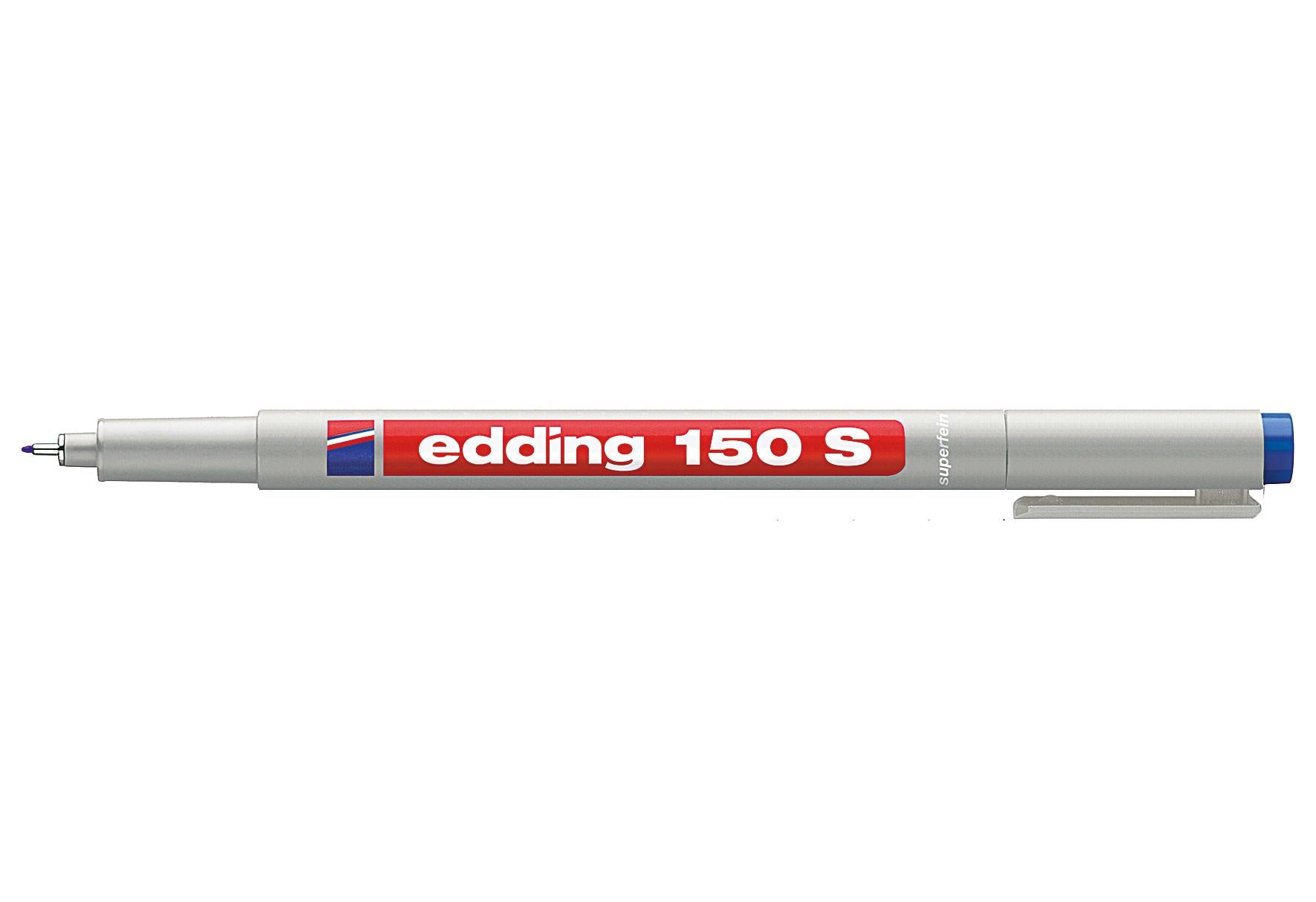 edding Non PermanMarker150S ohp blau - VPE: 10