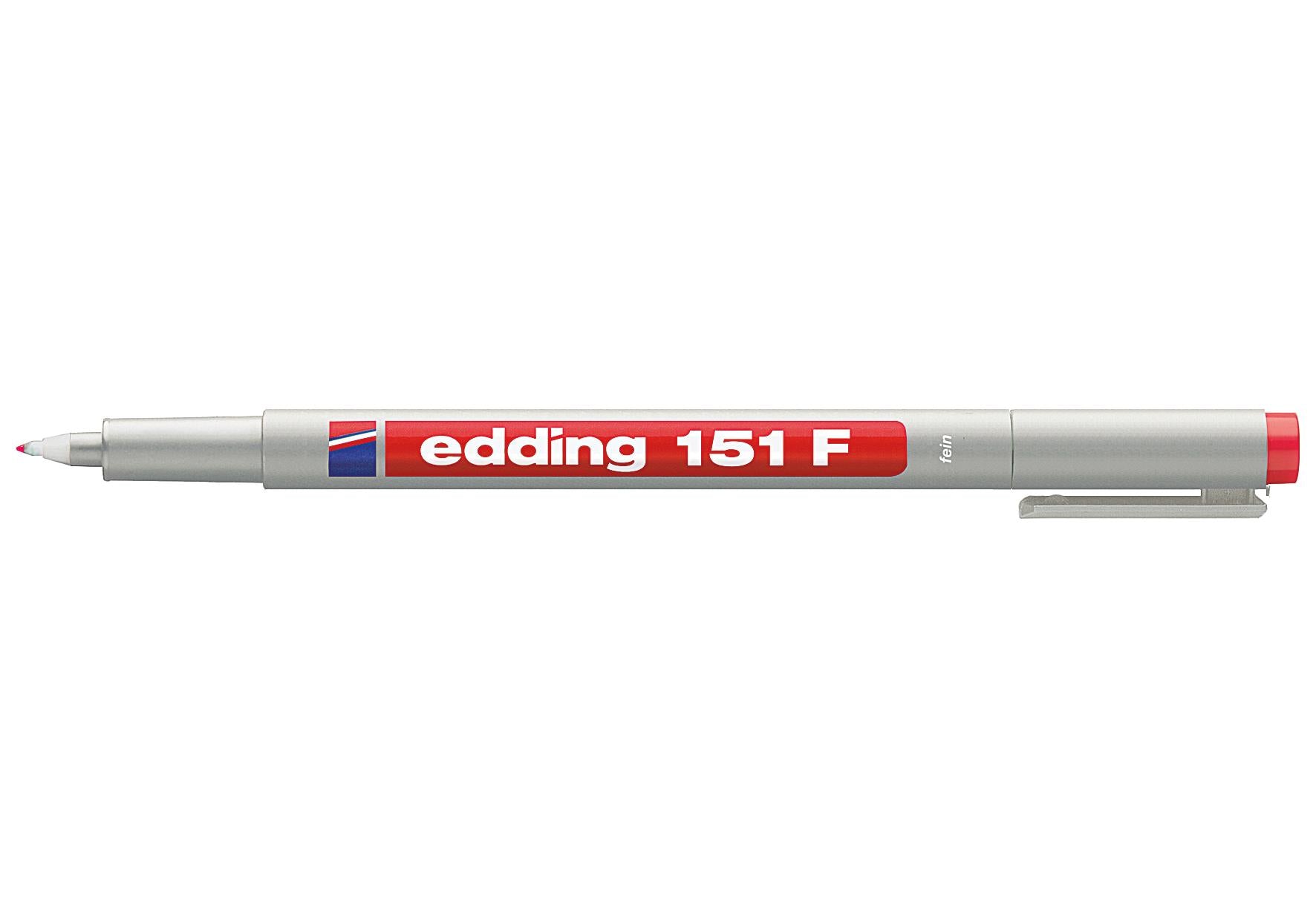 edding Non PermanMarker151F ohp rot - VPE: 10