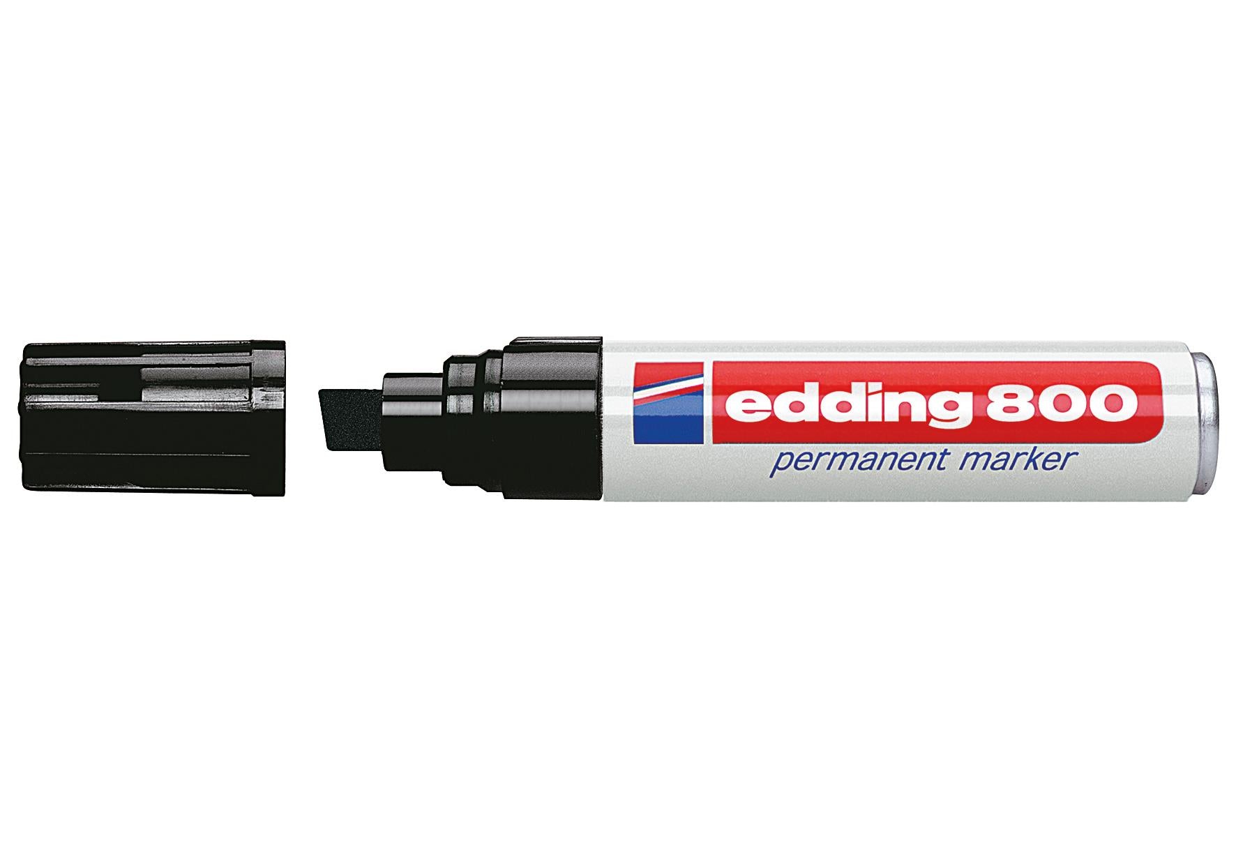edding Permanentmarker 800 schwarz - VPE: 5