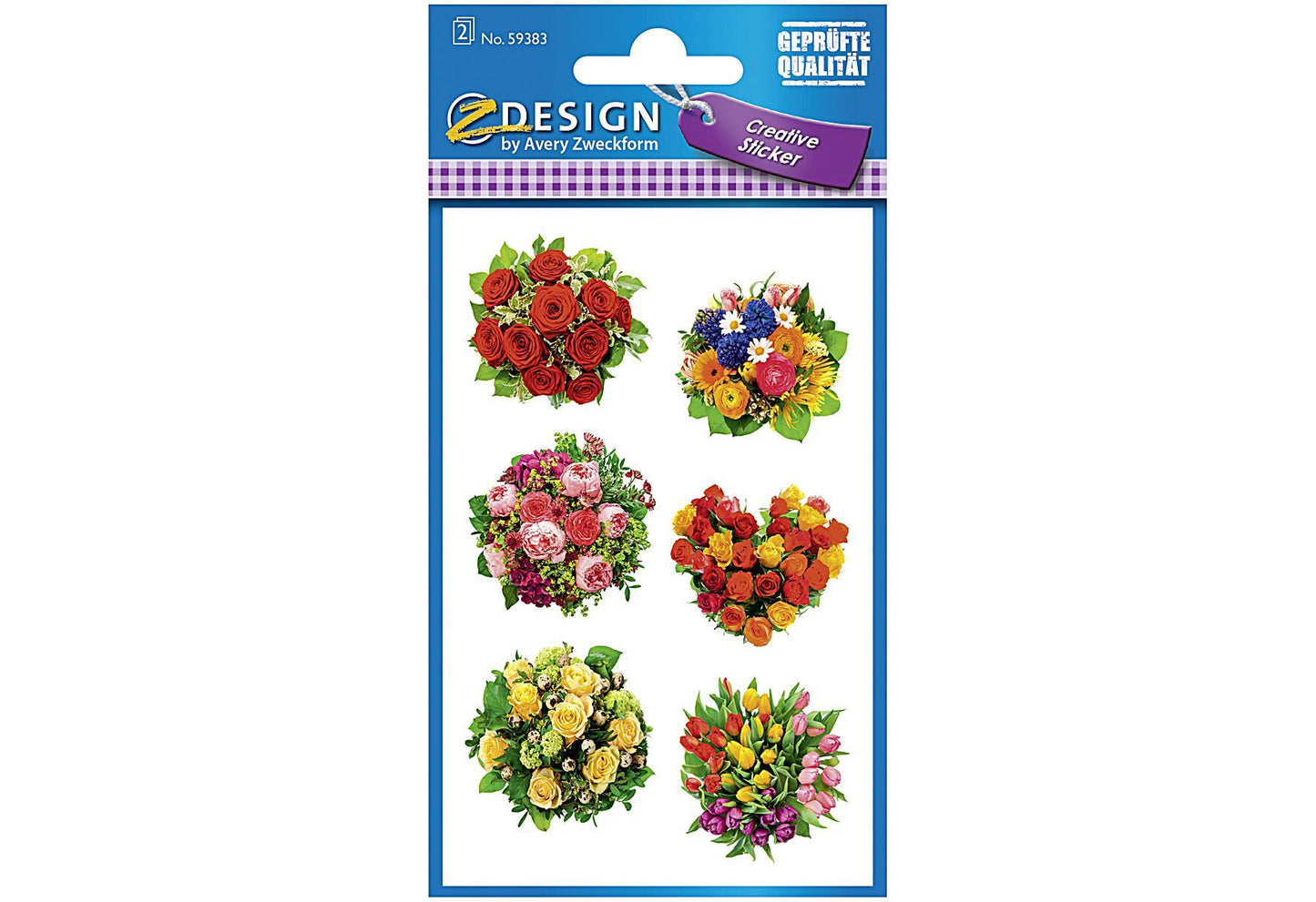 AVERY ZWECKFORM CREFlowerStickSträußePap2Bg - VPE: 10