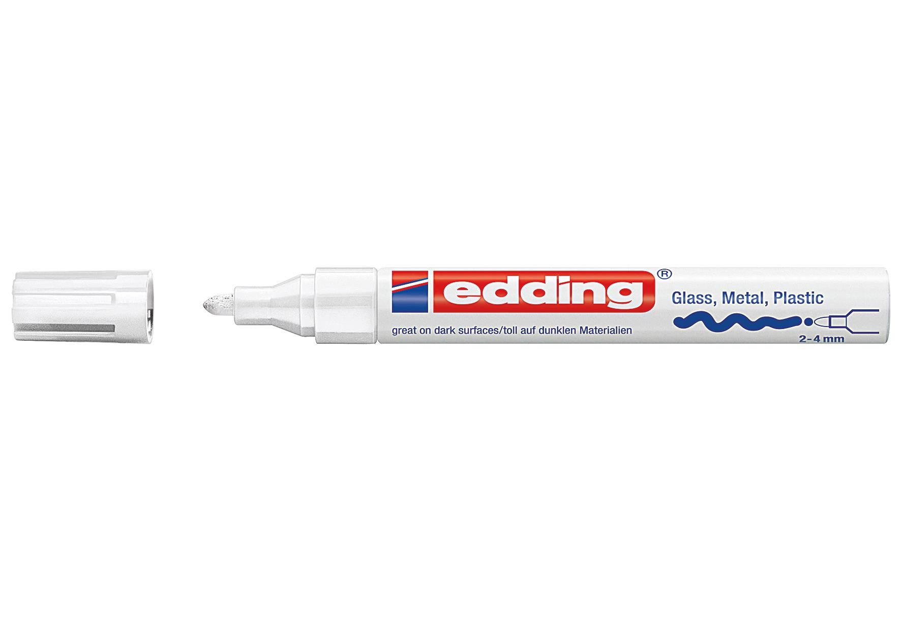 edding CR paintmarker weiß 750 - VPE: 10