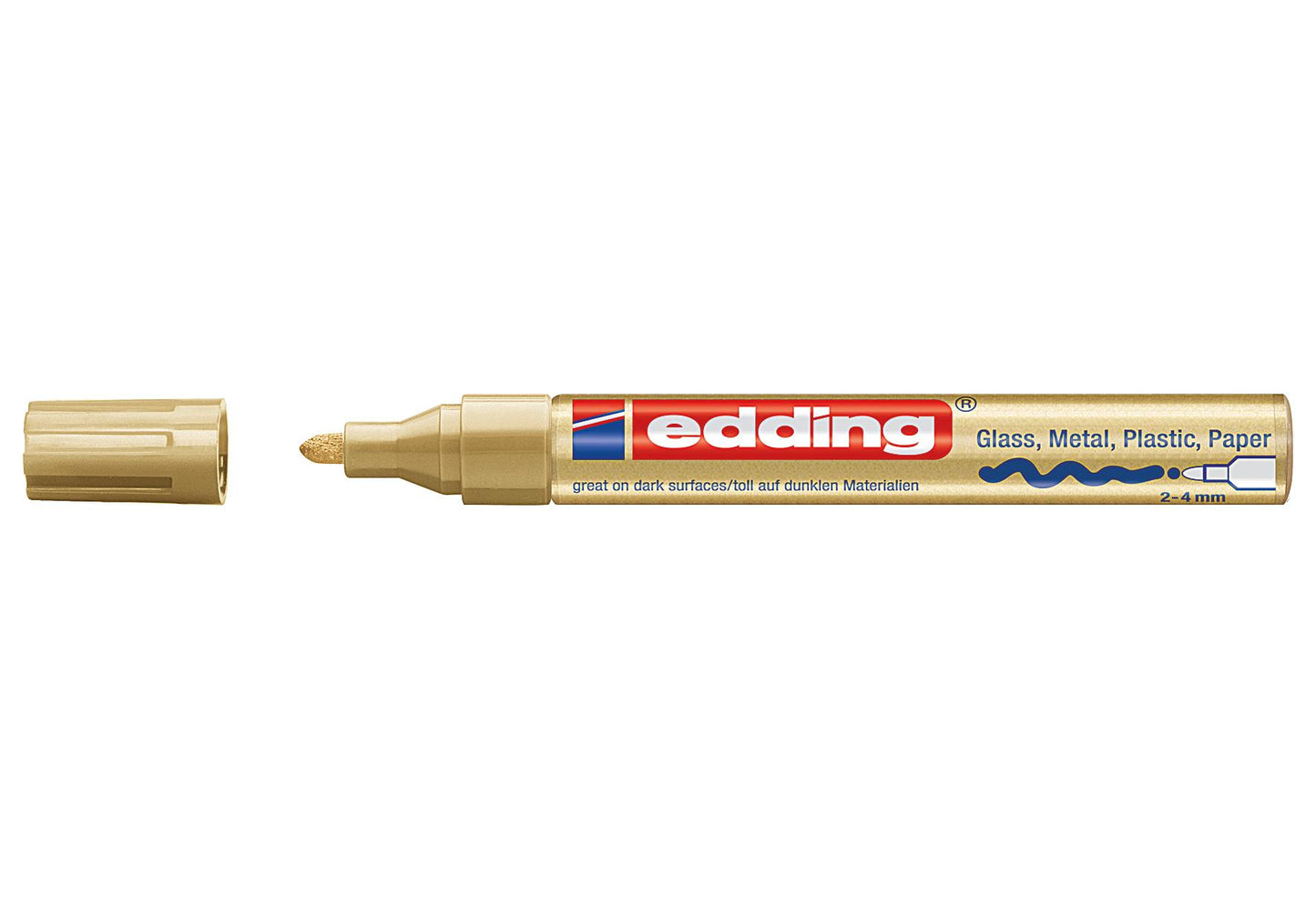 edding CR paintmarker gold 750 - VPE: 10