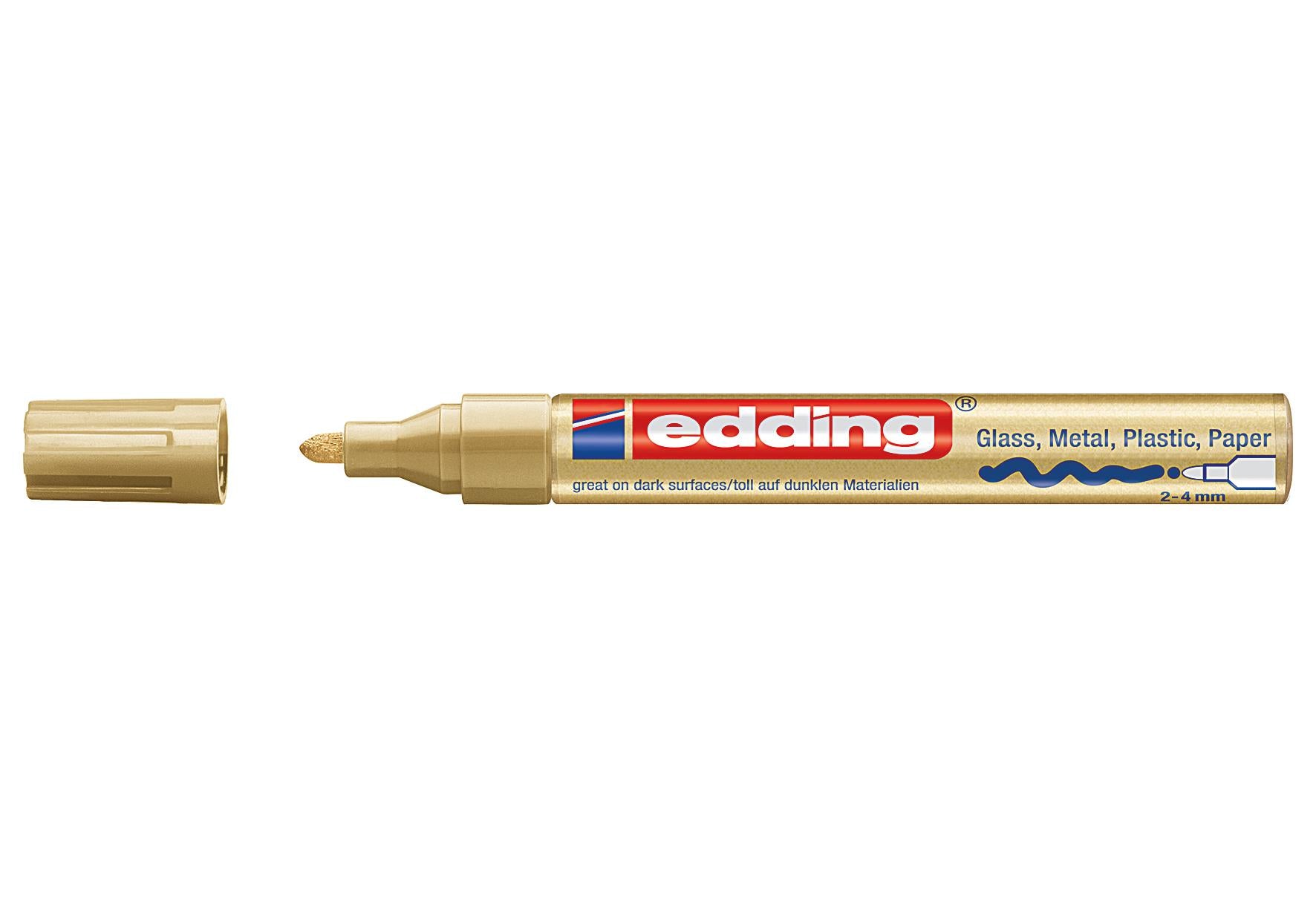 edding CR paintmarker gold 750 - VPE: 10
