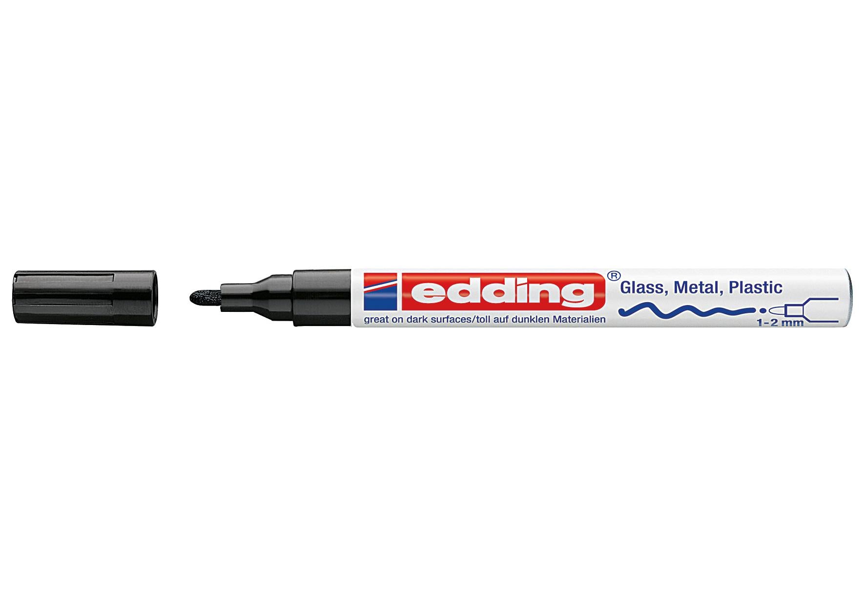 edding Glanzlack-Marker 751 schwarz - VPE: 10