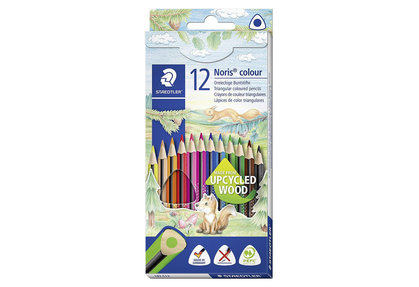 STAEDTLER Buntststifte Noris colour 12er Kartonetui - VPE: 10