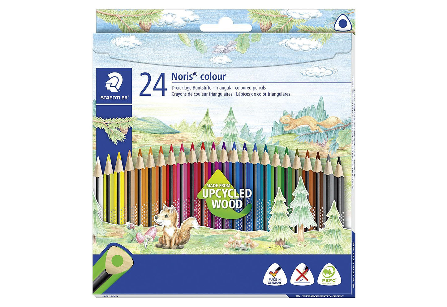 STAEDTLER Buntststifte Noris colour 24St 24 Farbstifte - VPE: 5