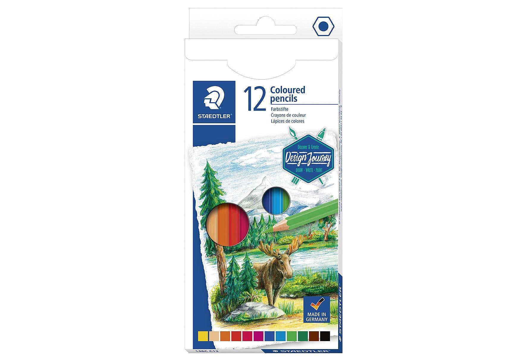STAEDTLER Farbstifte Design Journey 12er Kartonetui - VPE: 10