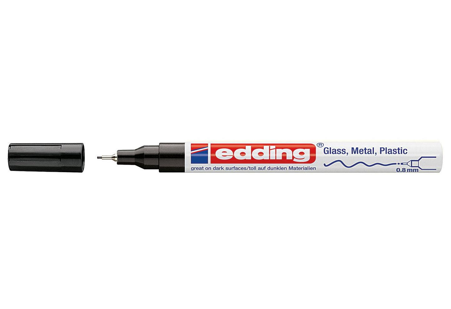 edding CR paintmarker schwarz 780 - VPE: 10
