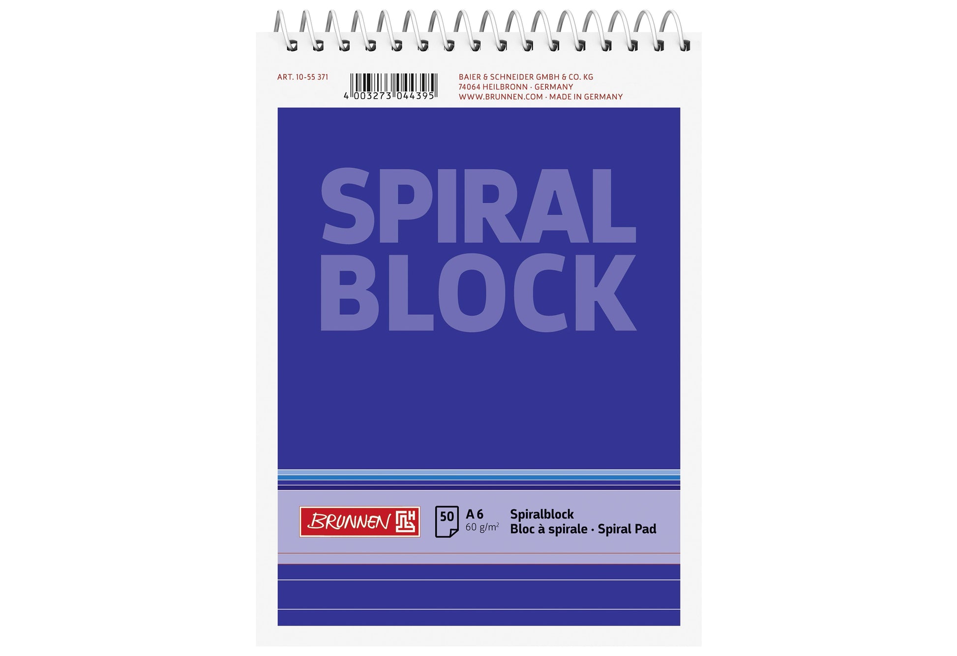 BRUNNEN Spiralnotizblock - VPE: 20