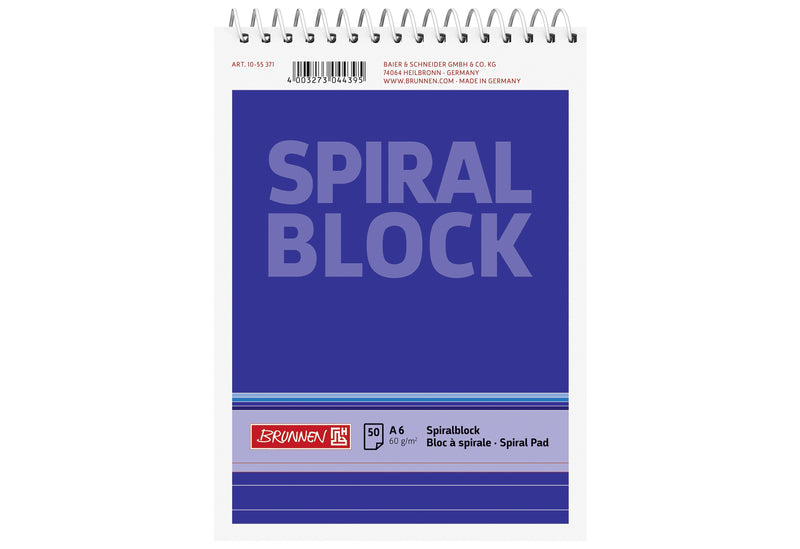 BRUNNEN Spiralnotizblock - VPE: 20