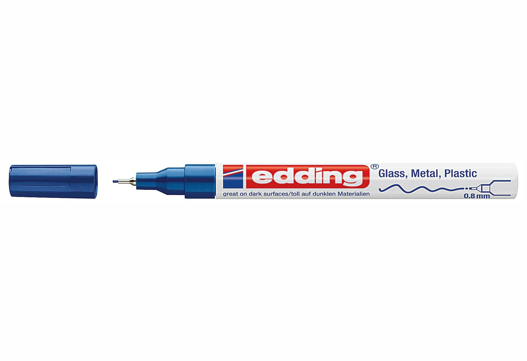 edding Glanzlackmarker 780 blau - VPE: 10