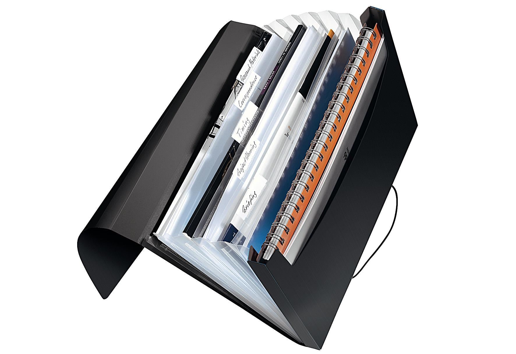 LEITZ Leitz Projmappe Solid A4 schw - VPE: 5