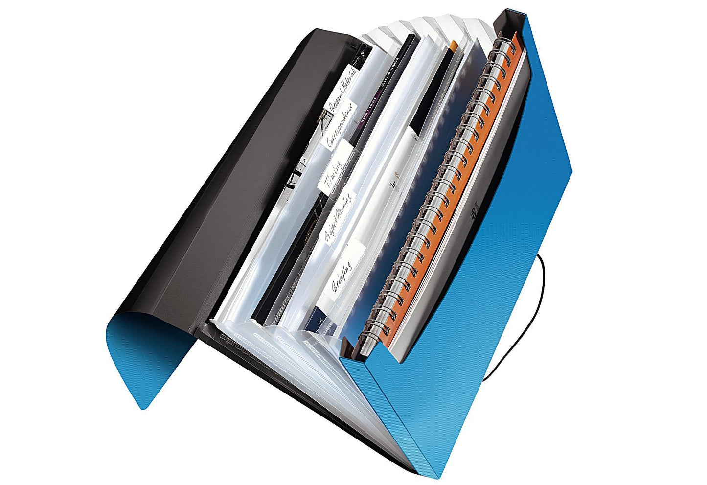 LEITZ Leitz Projmappe Solid A4 blau - VPE: 5