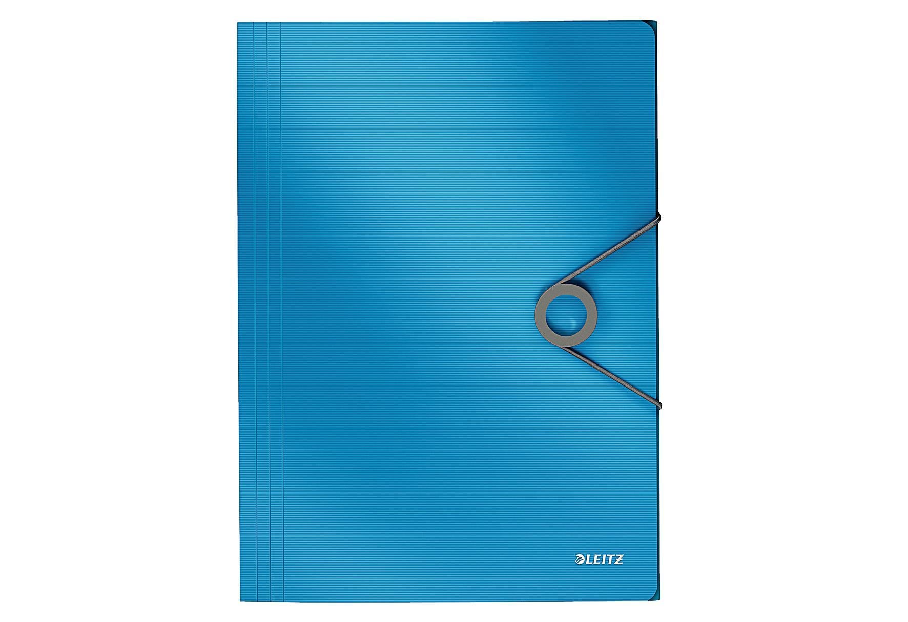 LEITZ Leitz Eckspanner Solid blau - VPE: 10