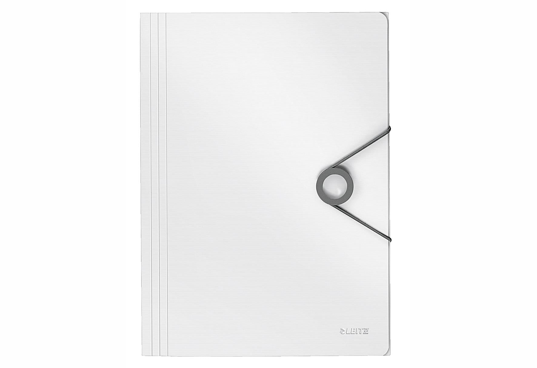 LEITZ Leitz Eckspanner Solid weiß - VPE: 10