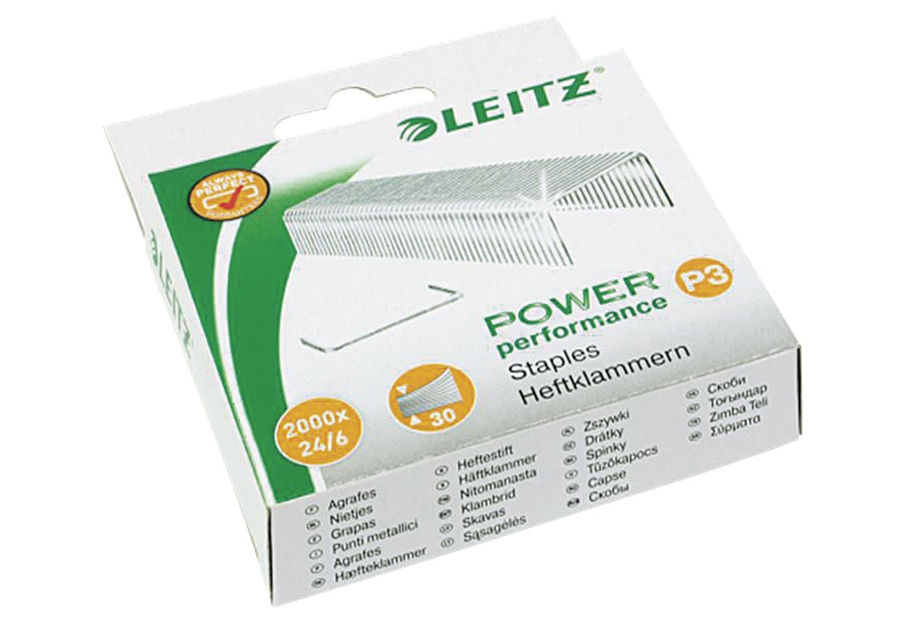 LEITZ Leitz HeftklNo24/6-2000ST 2000er Pack - VPE: 6