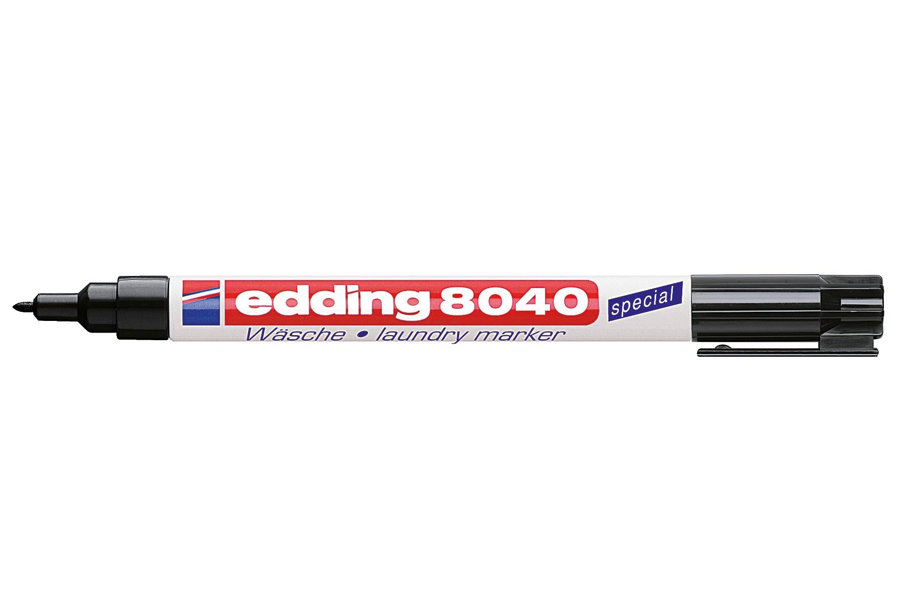 edding Wäschemarker 8040 schwarz - VPE: 10