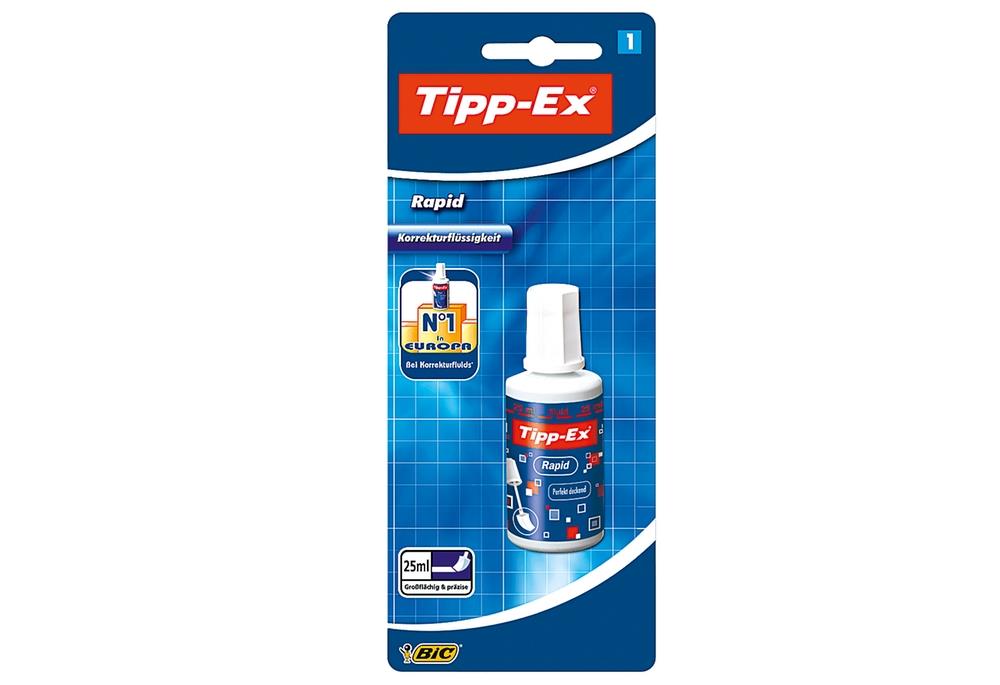 TIPP-EX Tipp-Ex Rapid Korrektur Fluid 25 ml - VPE: 10
