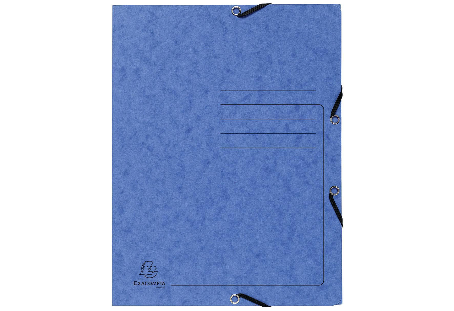 EXACOMPTA Eckspannermappe Colorspan blau - VPE: 25