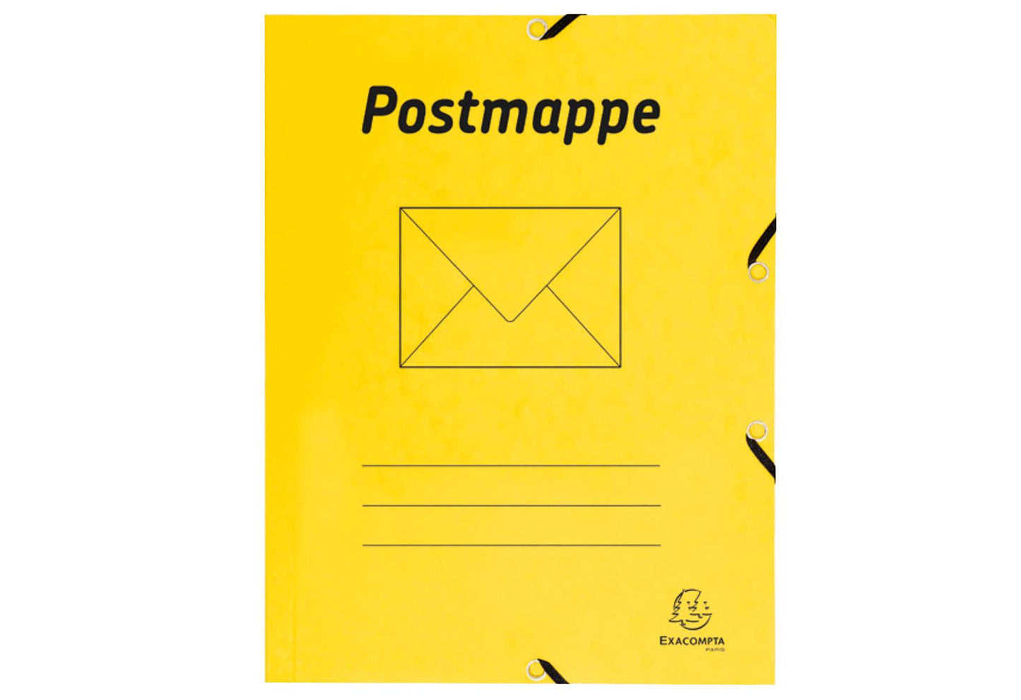 EXACOMPTA Postmappe Colorspan A4 gelb - VPE: 25