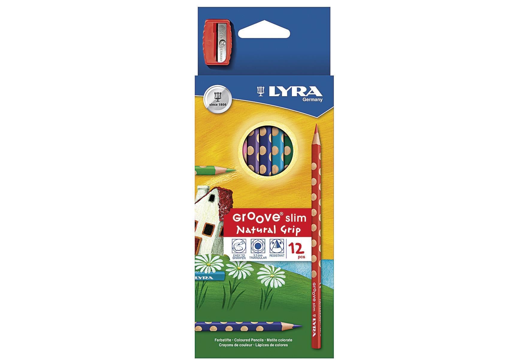 LYRA Groove Slim K12 lackiert 12er Kartonetui - VPE: 12