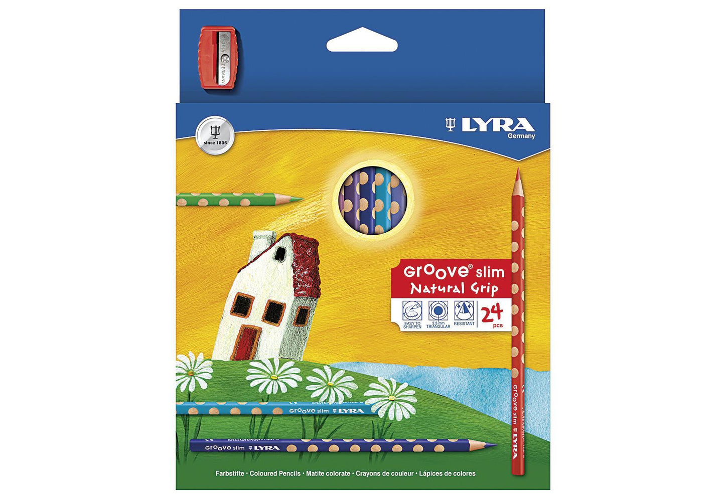LYRA Groove Slim K24 lackiert 24er Kartonetui - VPE: 6