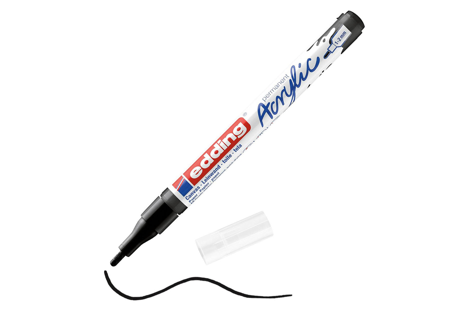 edding Acrylic Marker 5300 schwarz - VPE: 10