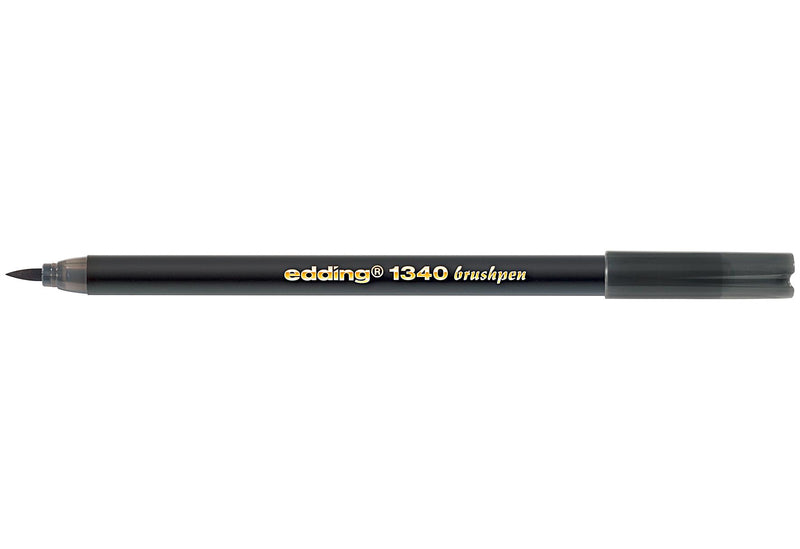 edding e-1340 brushpen schwarz - VPE: 10