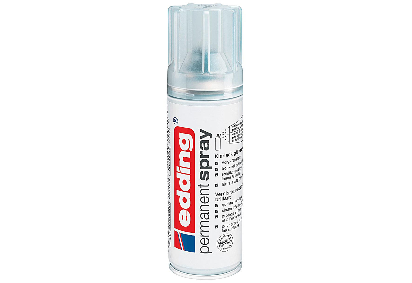edding PermanentSpray5200Klarlackglä 200 ml