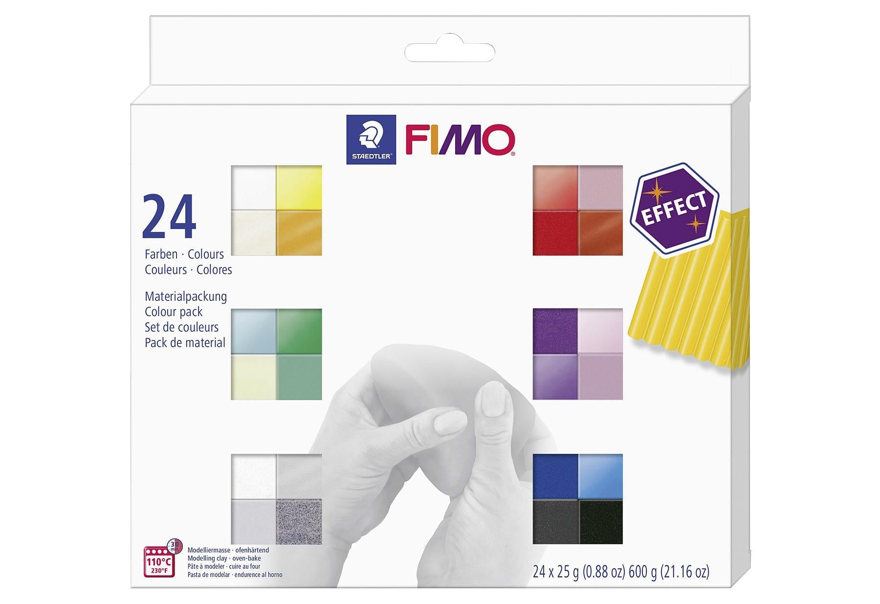 STAEDTLER Fimo Effektfarben sort 24er Karton