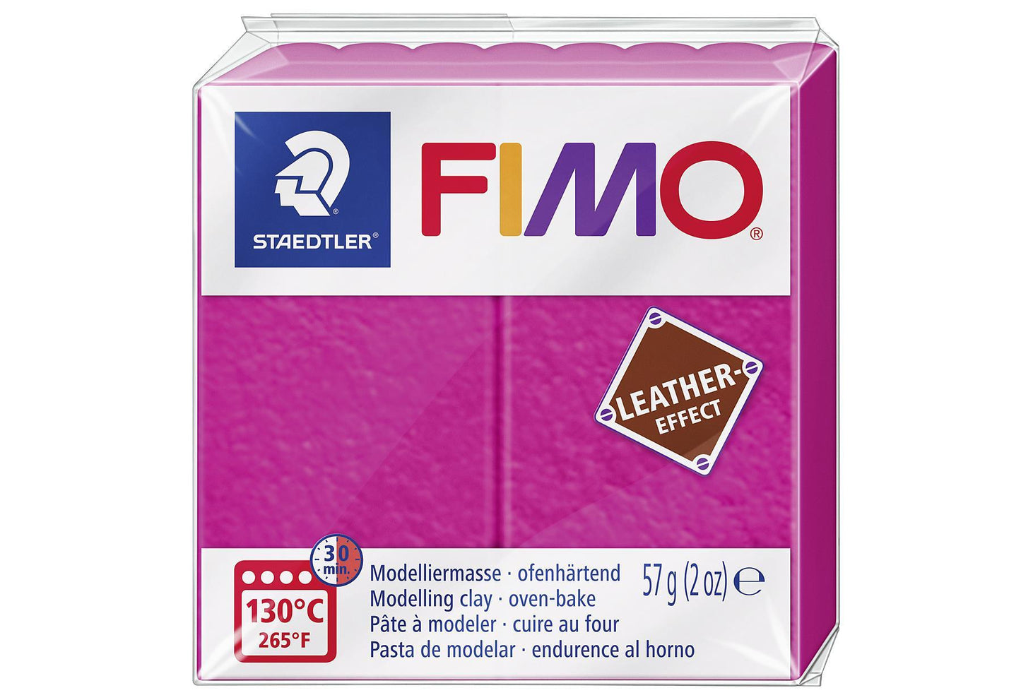 STAEDTLER Modelliermasse 'Fimo Leather Effect' - VPE: 6