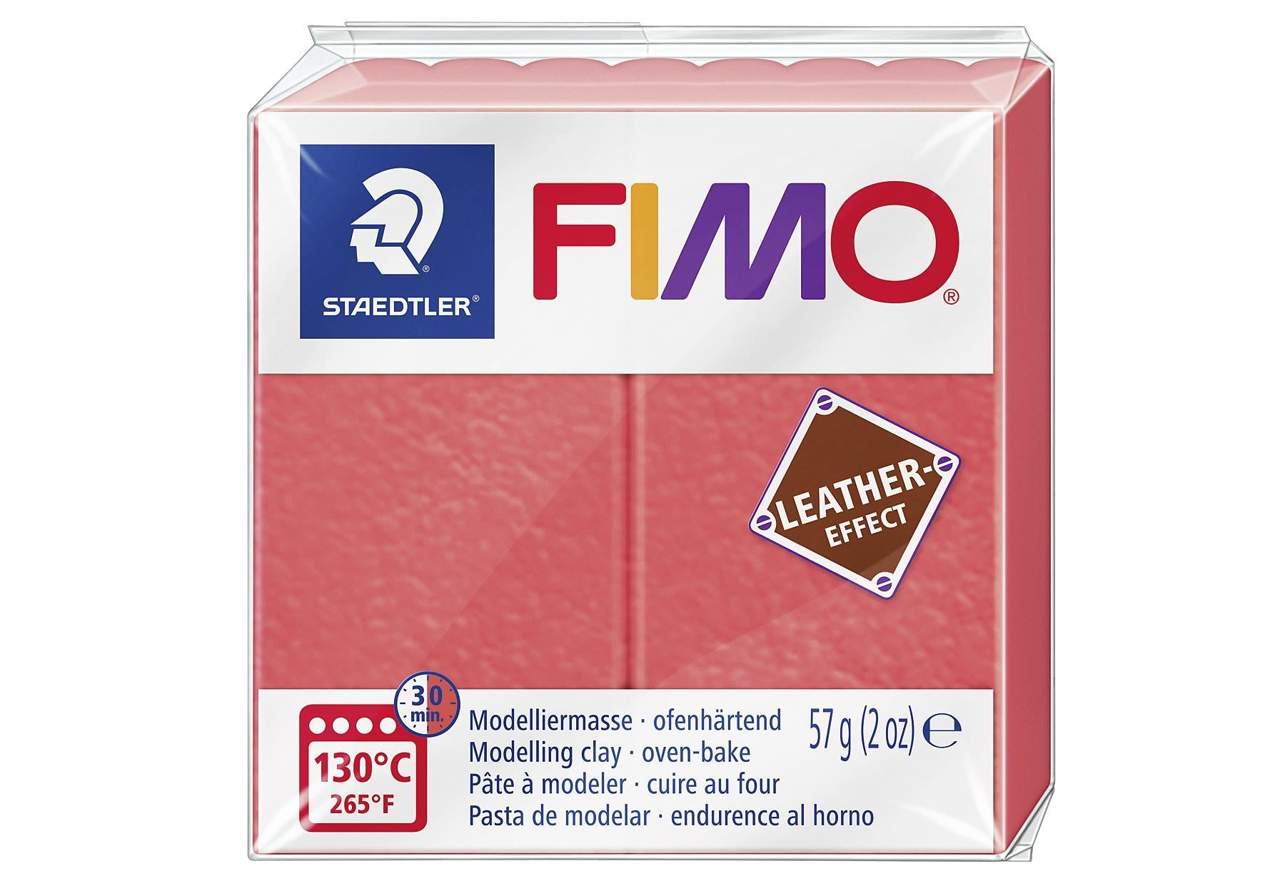 STAEDTLER Modelliermasse 'Fimo Leather Effect' - VPE: 6