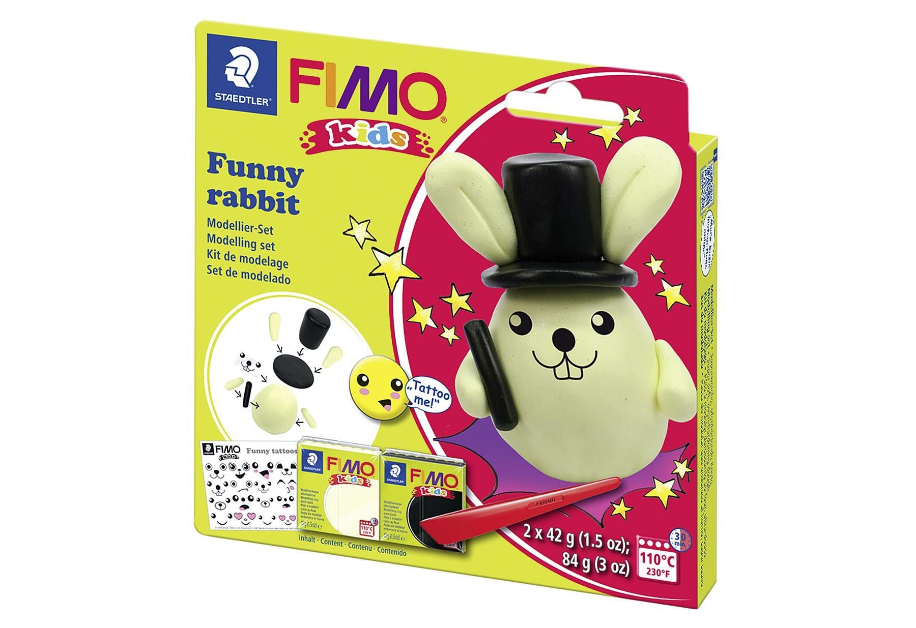 STAEDTLER Fimo kids funkits rabbit 4-teilig
