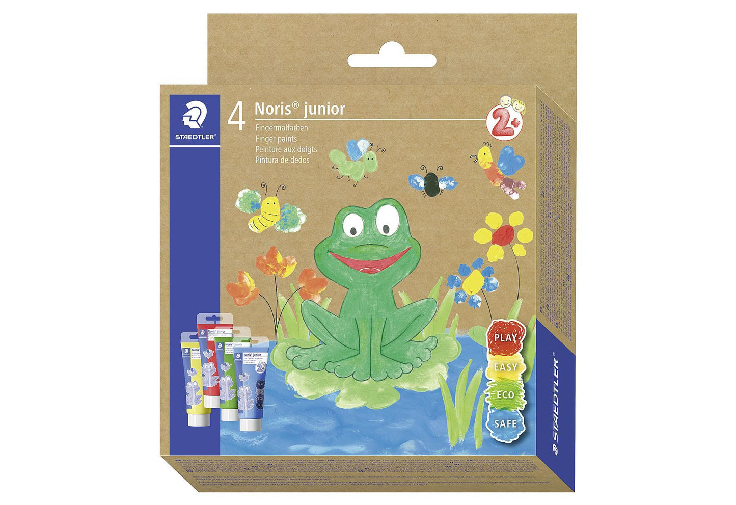 STAEDTLER Fingermalfarbe Noris jun 4St 4er Set - VPE: 8