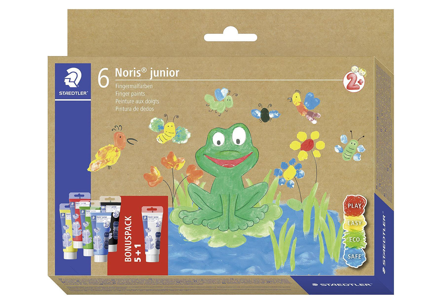 STAEDTLER Fingermalfarbe Noris jun 6er Set - VPE: 10