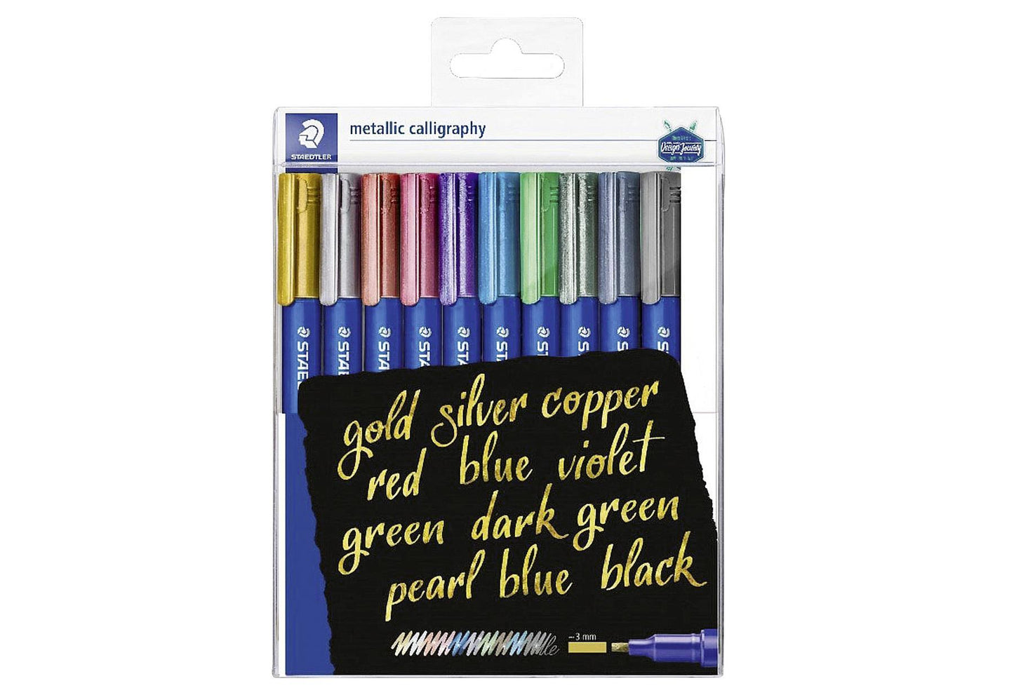 STAEDTLER Marker metallic calligr 10 ST 10er Etui - VPE: 10