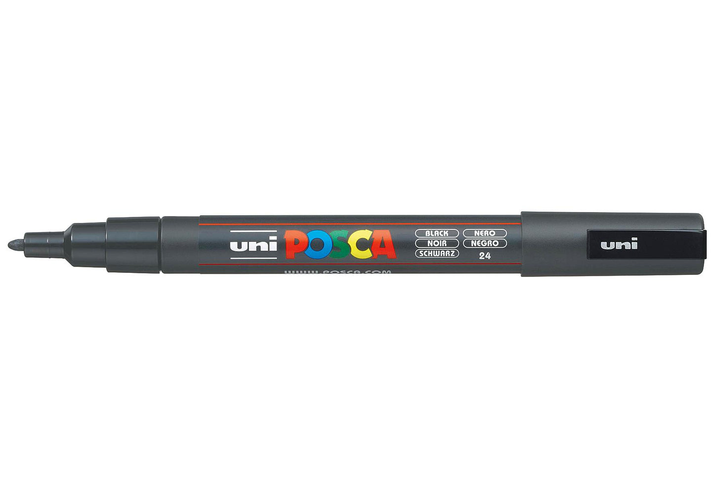 UNIBALL Marker POSCA PC-3M schwarz - VPE: 6