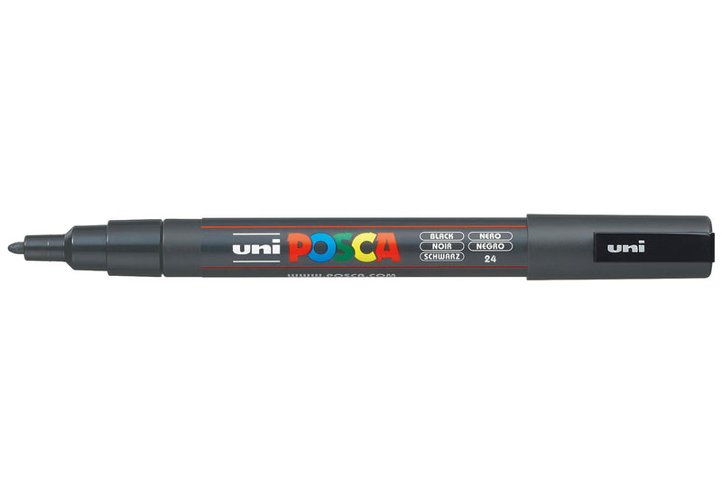 UNIBALL Marker POSCA PC-3M schwarz - VPE: 6